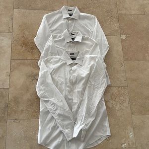 Last price drop! 3 white dress shirts